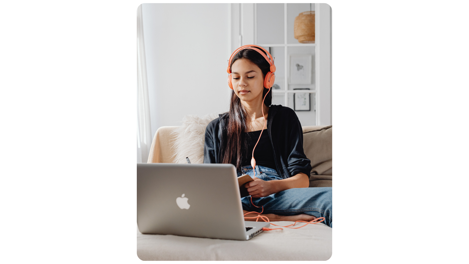 Student on laptop